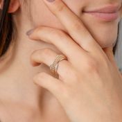 Sphären der Liebe Drehring im Perlendesign - 3 Drehringe [Sterlingsilber]