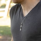 Evolving Family Name Necklace - Sterling Silver