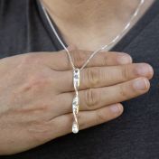 Evolving Family Name Necklace - Sterling Silver