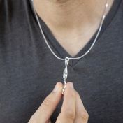 Evolving Family Name Necklace - Sterling Silver