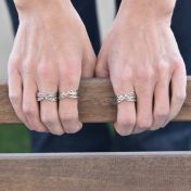 Family Circles Spinner Ring [Sterling Silver] - 3 Spinners