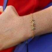 Bracciale Mare di Stelle [Placcato Oro 18kt]