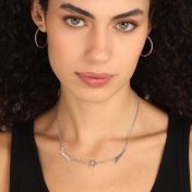 Star of David Signature Name Necklace [Sterling Silver]