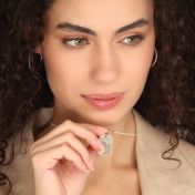 Gegraveerde Ketting met Ster van David Hanger [Sterling Zilver]