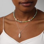 Tropical Howlite Star Necklace