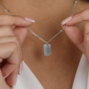 Starlight Tag Necklace [Sterling Silver]