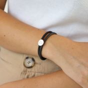 Bracelet Moments Précieux avec Prénoms [Argent 925]