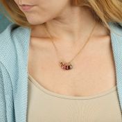 Sunshower Birthstone Necklace [Gold Plated]