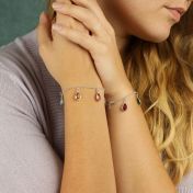 Enchanted Rain Birthstone Bracelet [Sterling Silver]