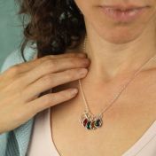 Collier Douche de Soleil Avec Pierres de Naissance [Argent 925]