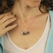 Collier Douche de Soleil Avec Pierres de Naissance [Argent 925]