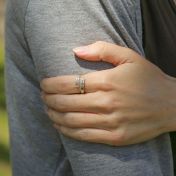 Anello Cigno con Promessa [Argento 925]