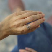 Anello Cigno con Promessa [Argento 925]