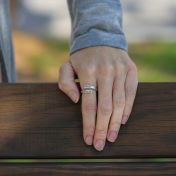 Zwanen Naam Ring [Sterling Zilver]