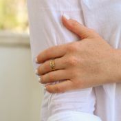 Swan Ring - 2 Names [10K Gold]