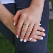 Swan Ring - 2 Names [10K Gold]