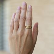 Swan Ring - 3 Names [10K Gold]