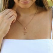 Sweet Rose Necklace [Rose Gold Plated]
