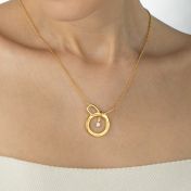 Talisa Diamond Infinity Name Necklace [18K Gold Vermeil]