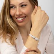 Talisa Charms Initial Bracelet [Sterling Silver]