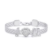 Talisa Charms Initial Bracelet [Sterling Silver]