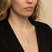 Talisa Multi-Name Necklace with Heart Charm [Sterling Silver]