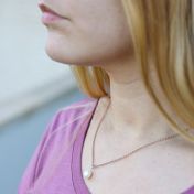 Collier Perle [Plaqué Or Rose 18ct]