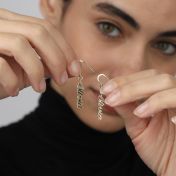 Talisa Signature Name Earrings [18K Gold Vermeil]