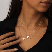 Talisa Italic Name Necklace [18K Gold Plated]