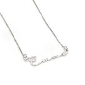 Collier Talisa Italic avec Prénom - Argent