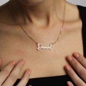 Talisa Signature Script Name Necklace [18K Gold Plated]