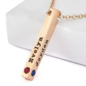 Collana Cielo di Talisa con Pietra di Nascita [Placcata Oro Rosa 18kt]