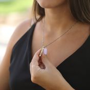 Collar de Barra Talisa Cielo [Bañado en Oro de 18K]