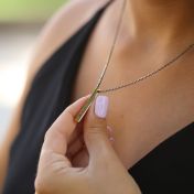 Collar de Barra Talisa Cielo [Bañado en Oro de 18K]