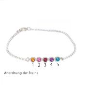 Talisa Sterne Geburtsstein Armband [Sterlingsilber]
