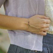 Talisa Sterne Geburtsstein-Armband [583er Gold]