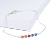 Talisa Sterne Geburtsstein Armband [Sterlingsilber]