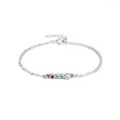 Talisa Sterne Geburtsstein Armband mit einem Diamanten [Sterlingsilber]