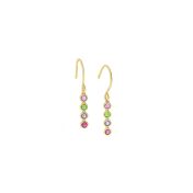 Boucles d'Oreilles Pendantes Talisa Stars [Plaqué Or 18ct]