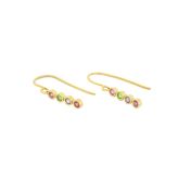 Boucles d'Oreilles Pendantes Talisa Stars [Plaqué Or 18ct]