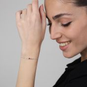 Pulsera Estrellas Talisa con Piedras de Nacimiento [Plata de Ley]