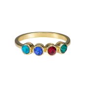 Talisa Stars Birthstone Ring [10K Gold]