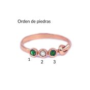 Anillo Nudos de Amor [Bañado en Oro Rosa de 18K]