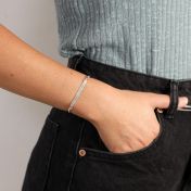 Adoring Touch Engraved Bracelet [Sterling Silver]