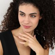 Collier Carte Fils de la Vie [Plaqué Or 18ct]