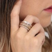 Threads of Life Spinner Ring [Sterling Silver]