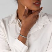 Samengebonden Naam Armband [Groen Suéde]