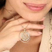 Mother's Love Map Necklace [18K Gold Plated]