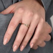 Enchanted Heart Name Ring - 1 Name [18K Gold Vermeil]