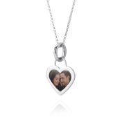 Ties of Heart Photo Necklace [Sterling Silver]